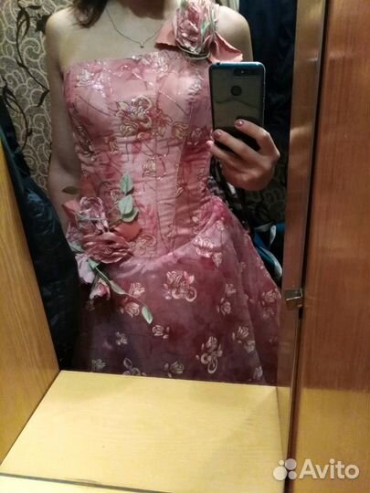 Платье на выпускной, пышное, вечернее