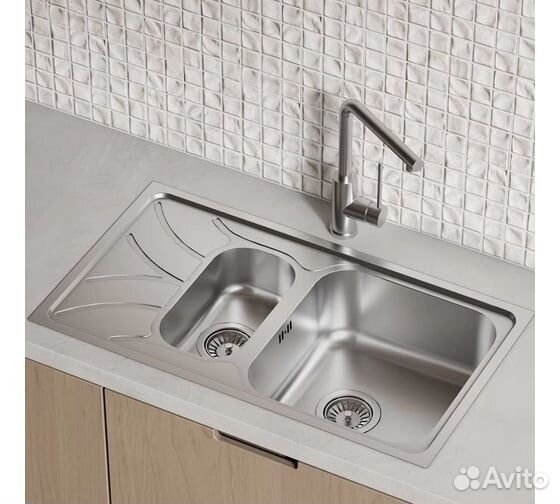 Iddis Мойка, нерж. сталь, шелк, 1 1/2, 780x440