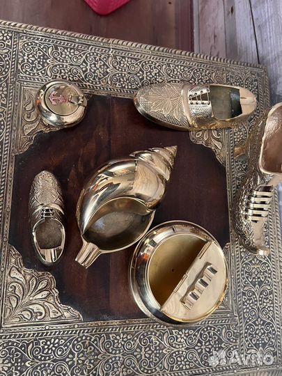 Пепельницы латунь