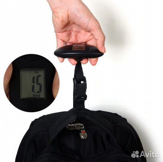 Электронные весы для багажа до 40 кг