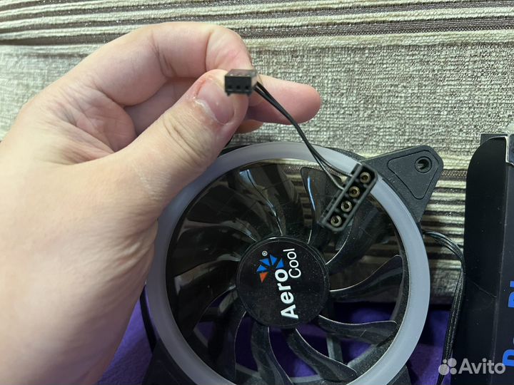 Корпусный вентилятор aerocool 120mm