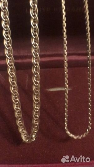 Золотая цепь 14,6 грамма 9,2 грамма