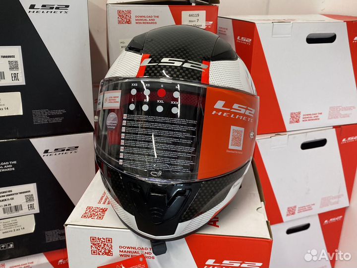 Шлем мнтеграл LS2 FF353 RApid Chost S,M