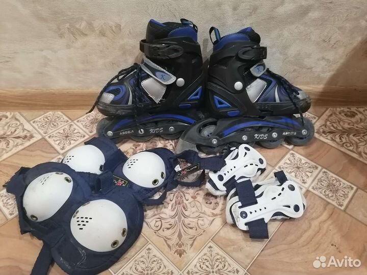 Роликовые коньки детские раздвижные