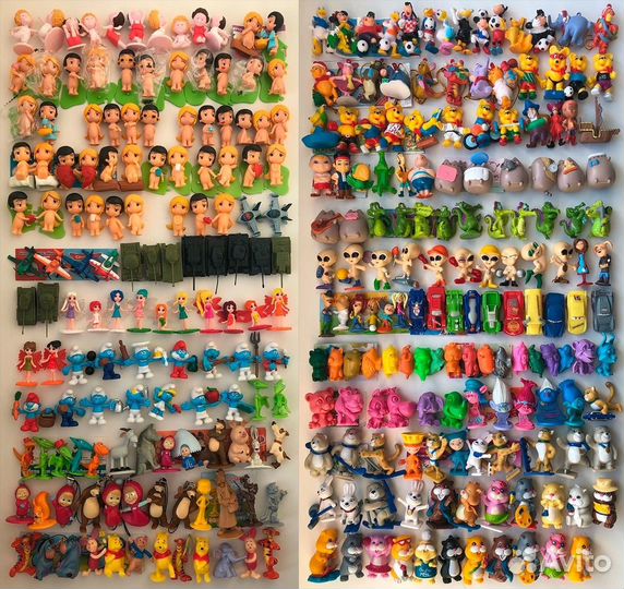 Игрушки некиндер единицы серии