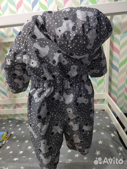 Комбинезон зимний 92 + поддева флис
