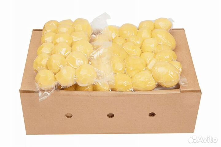 Очищенные овощи в вакууме