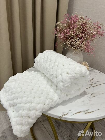 Плюшевый плед для новорожденных