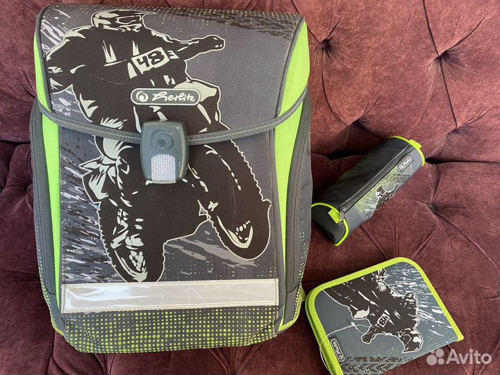 Школьный ранец (рюкзак) herlitz midi new plus