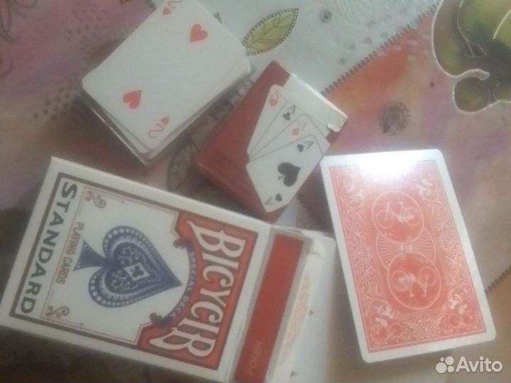 Карты игральные большие и маленькие
