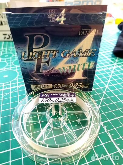 Плетёный шнур Yamatoyo PE Light Game White,#0.25