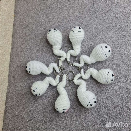 Брелок. Приколы. Сперматозоид. Игрушки для взрослы