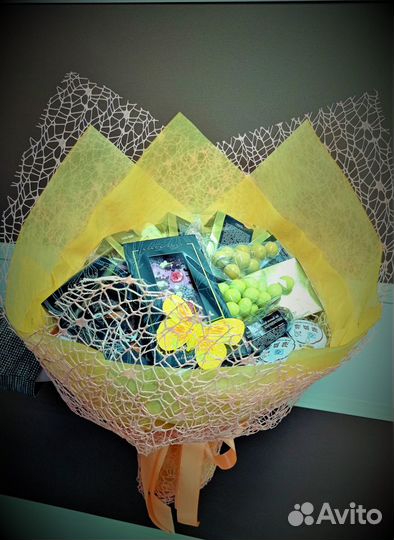 Съедобные букеты на День Рождения, Юбилей, Свадьбу