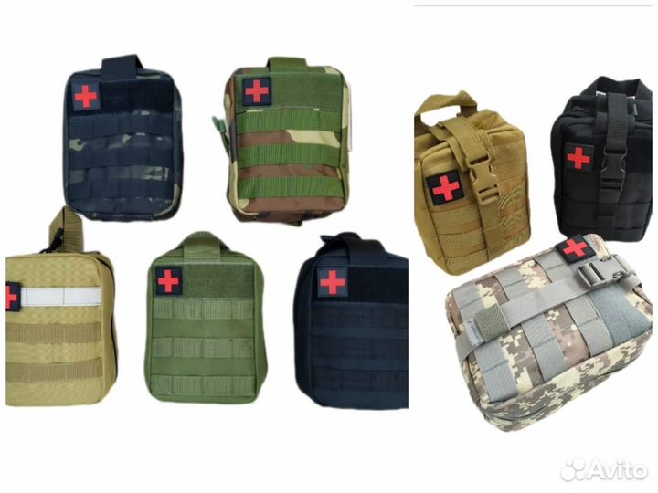 Аптечка тактическая укомплектованная с подсумком