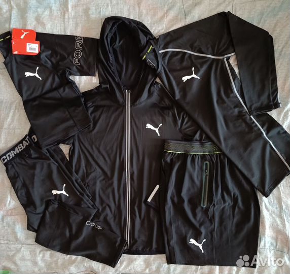 Рашгард 5 в 1 спортивный костюм Puma