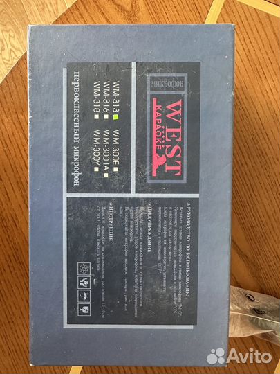 Радиосистема микрофон west wm-313