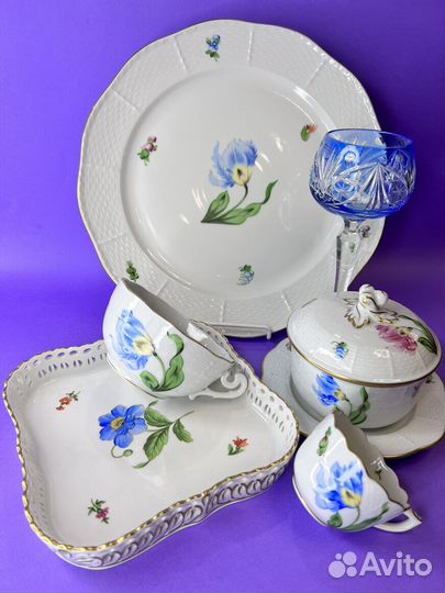 Чайные и кофейные Венгерские пары с цветами