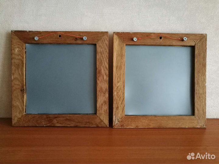 Панно, плакетка в дубовой рамке Голландия