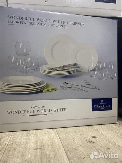Villeroy & Boch Wonderful World White 4 Friends