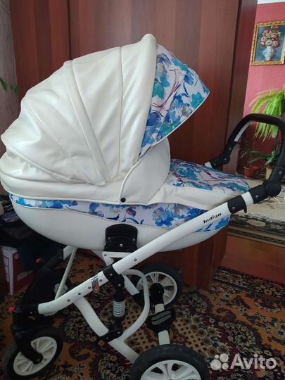 Прогулочная коляска 2 в 1 бу индиго