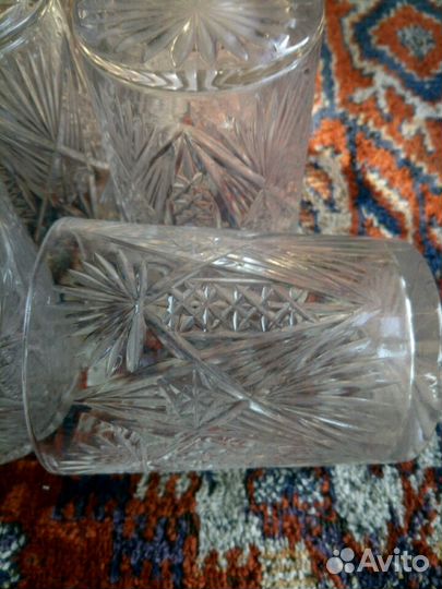 Стаканы хрустальные ссср, 60-70-е