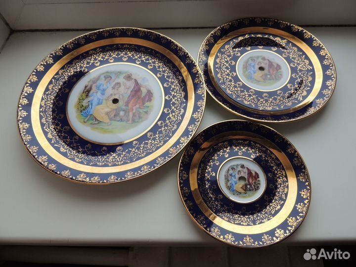 Ваза трёх-ярусная для фруктов, б/у