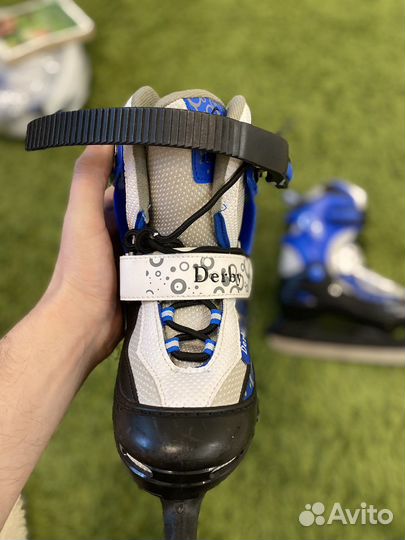 Коньки раздвижные ледовые Tech Team