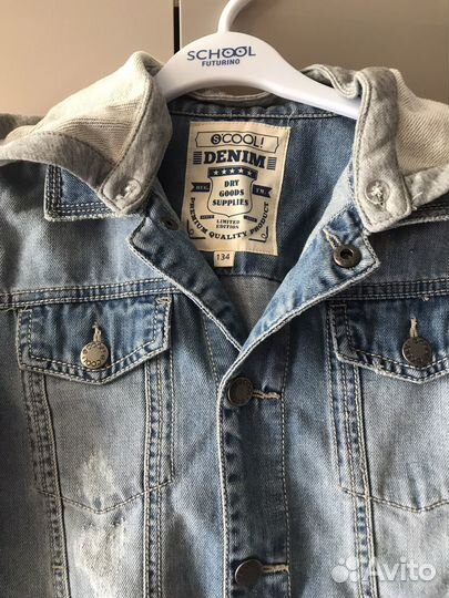 Джинсовый пиджак на мальчика