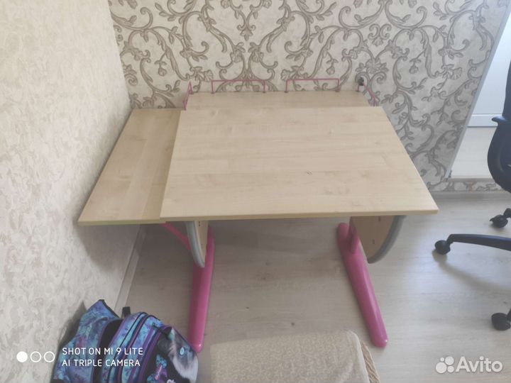 Детский письменный стол и стул бу