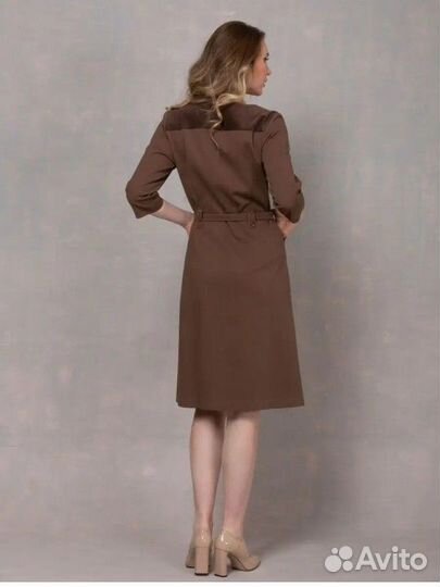 Платье вельветовое р. 46