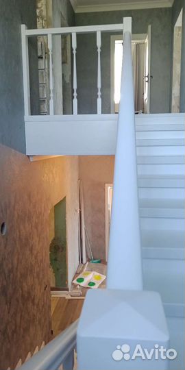 Обшивка лестницы