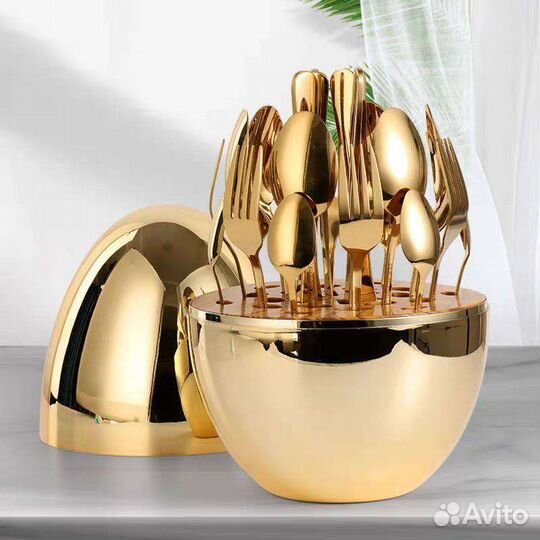 Столовый набор ложки и вилки 24шт