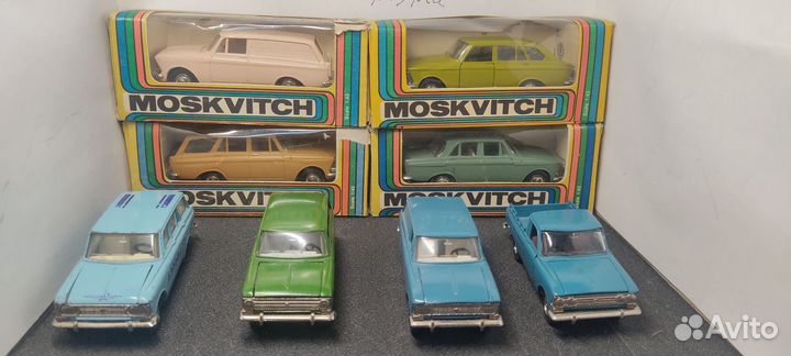 Модели Москвичей 1:43 СССР не номерные