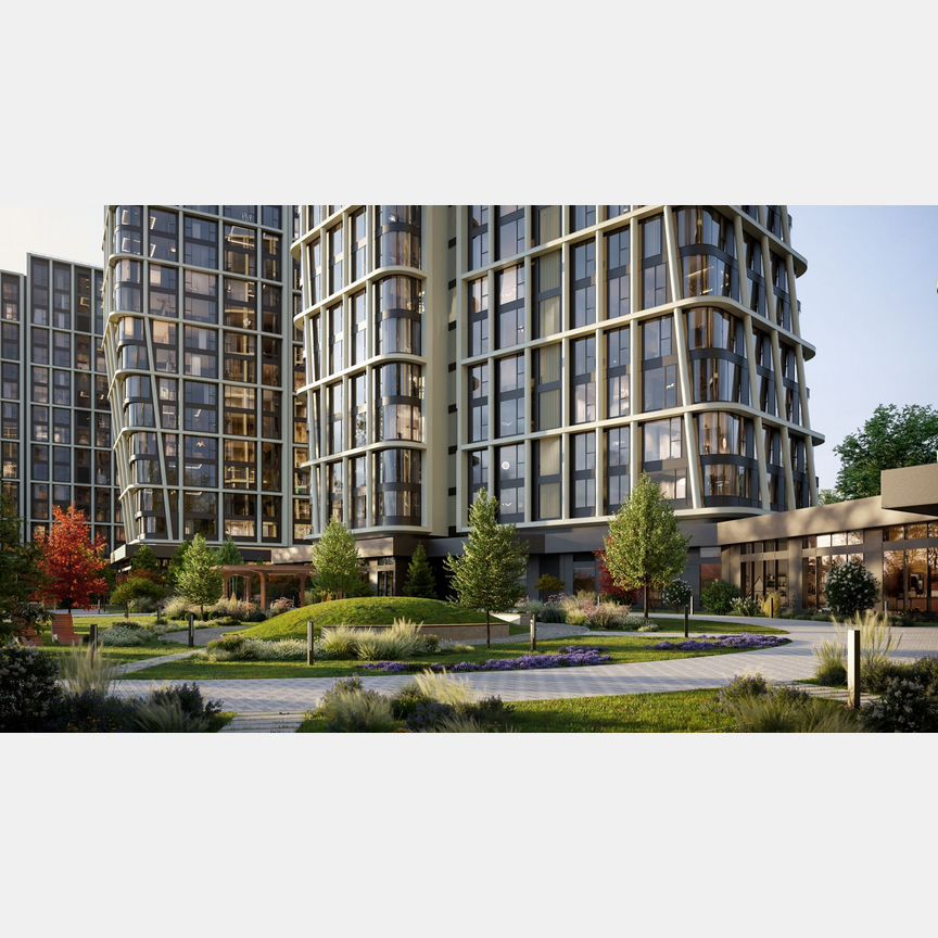 1-к. квартира, 45,1 м², 12/16 эт.