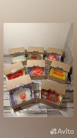 Мыло ручной работы, подарок на праздник