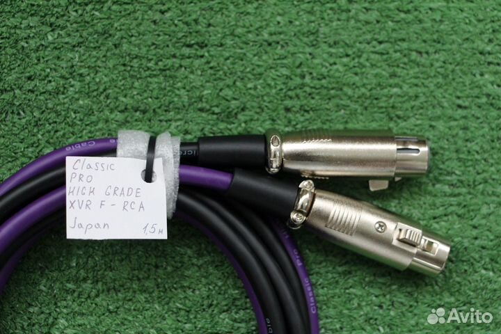 Мониторные 2XLR-2RCA, Japan