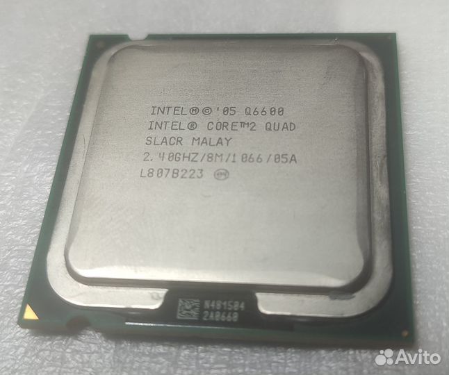Процессор Intel Quad Q6600 LGA775