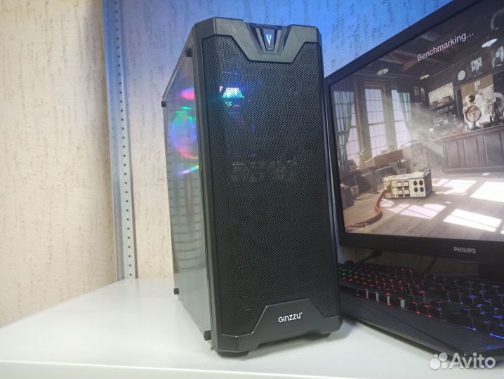 Core i3 8100, RX570 игровой пк