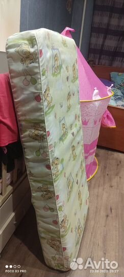 Матрас в детскую кроватку 120 на 60