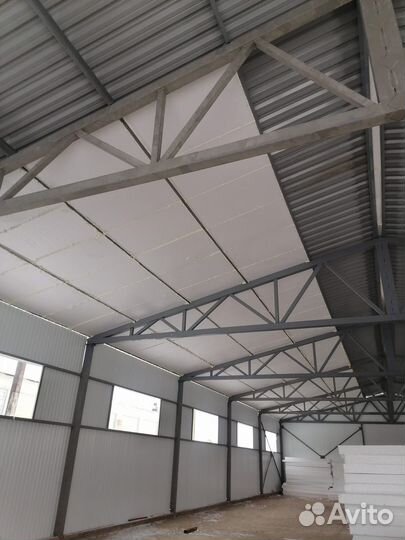 Строительство ангаров из сендвич панелей