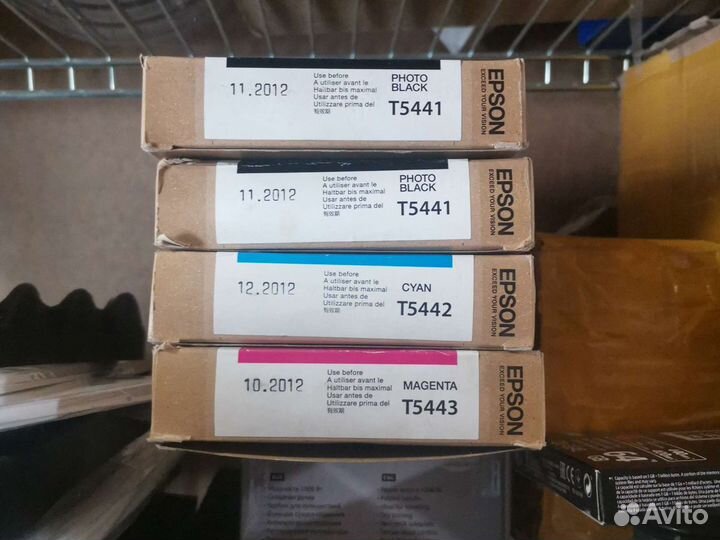 Картриджи Epson T5441 T5442 T5443