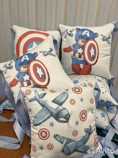 Бортики на детскую кроватку