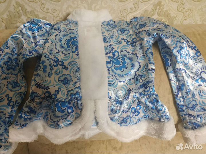 Карнавальный костюм для девочки снегурочка