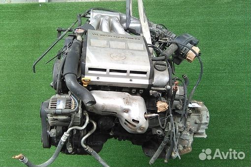 Двигатель в сборе двс toyota windom MCV21 2MZ-FE 2