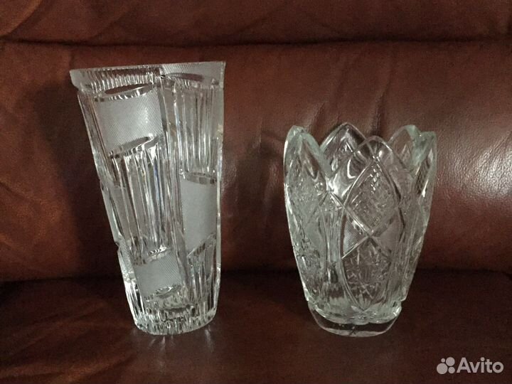 Хрустальная ваза