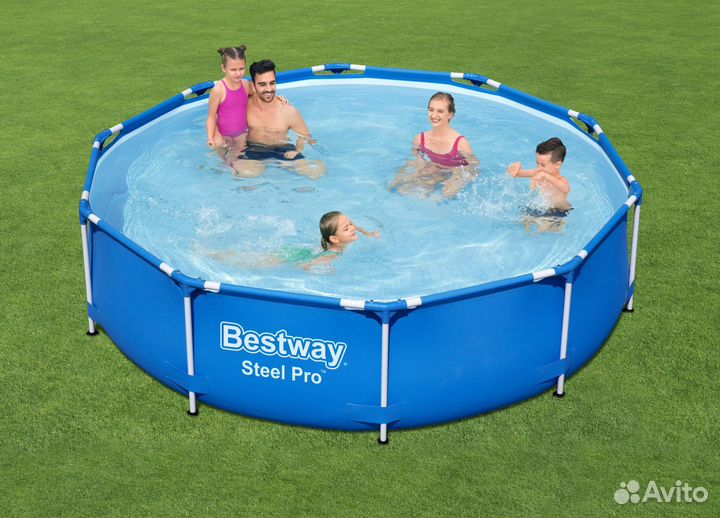 Бассейн каркасный Bestway 305 см x 76 см Steel Pro