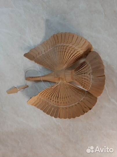 Птица счастья щепная деревянная