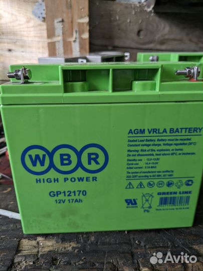 Аккумуляторы WBR 12V 17A