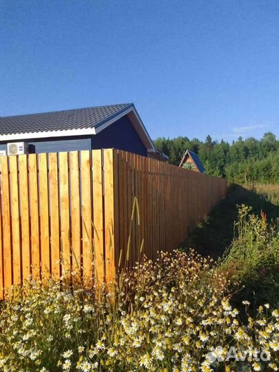 Деревянный забор любой сложности