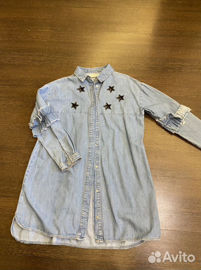 Рубашка Zara для девочки 10-13 лет